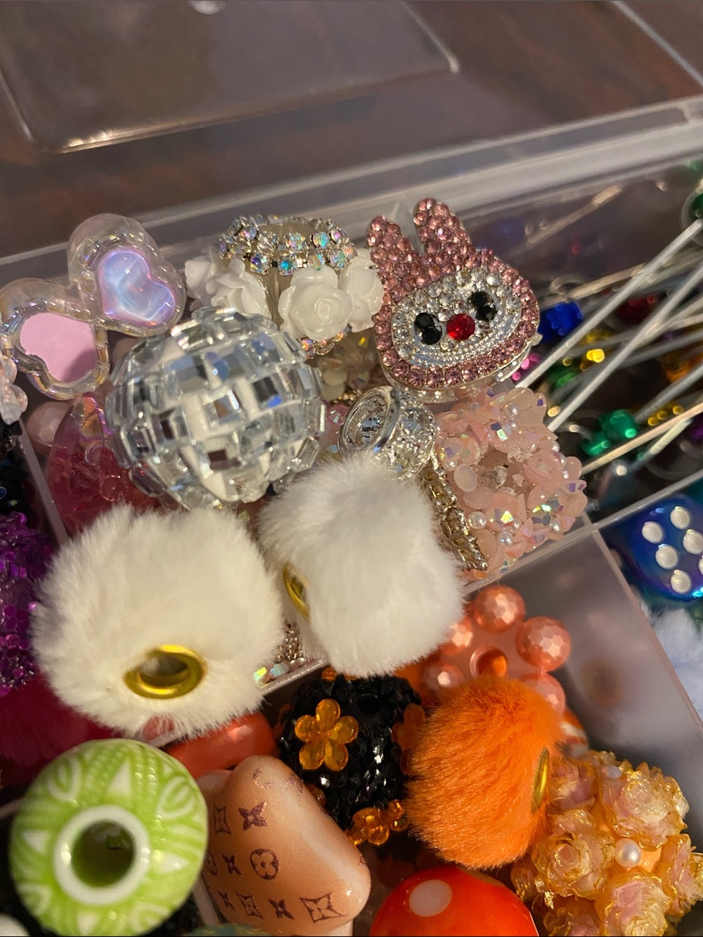 Bead Bundle Keychain Bag charm kit New - Picture 7 of 17